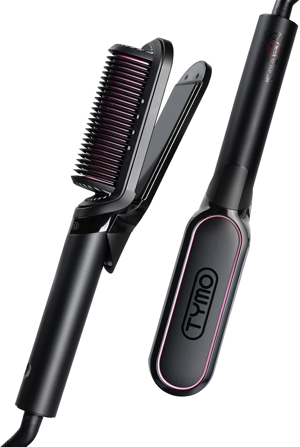 BeautyBandar™ 2-in-1 Ionic Hair Straightening Brush